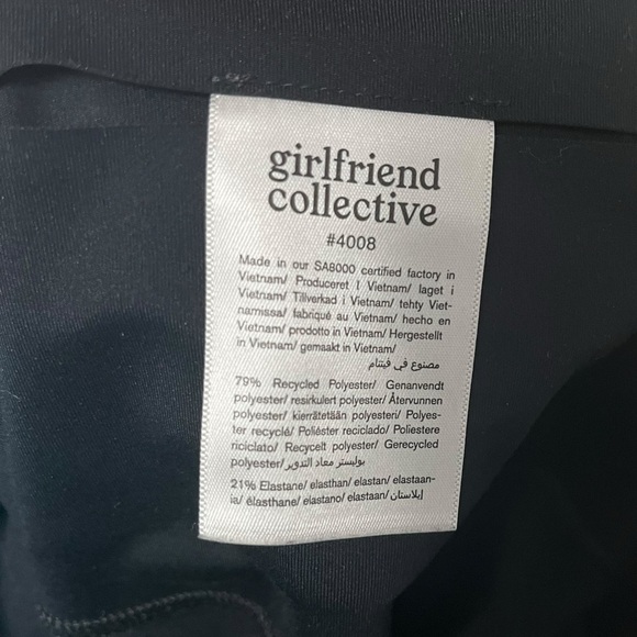 Girlfriend Collective Black Compressive High-Rise Legging - Picture 9 of 10